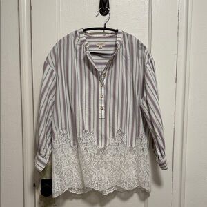 Pilcro Multicolor Striped Top